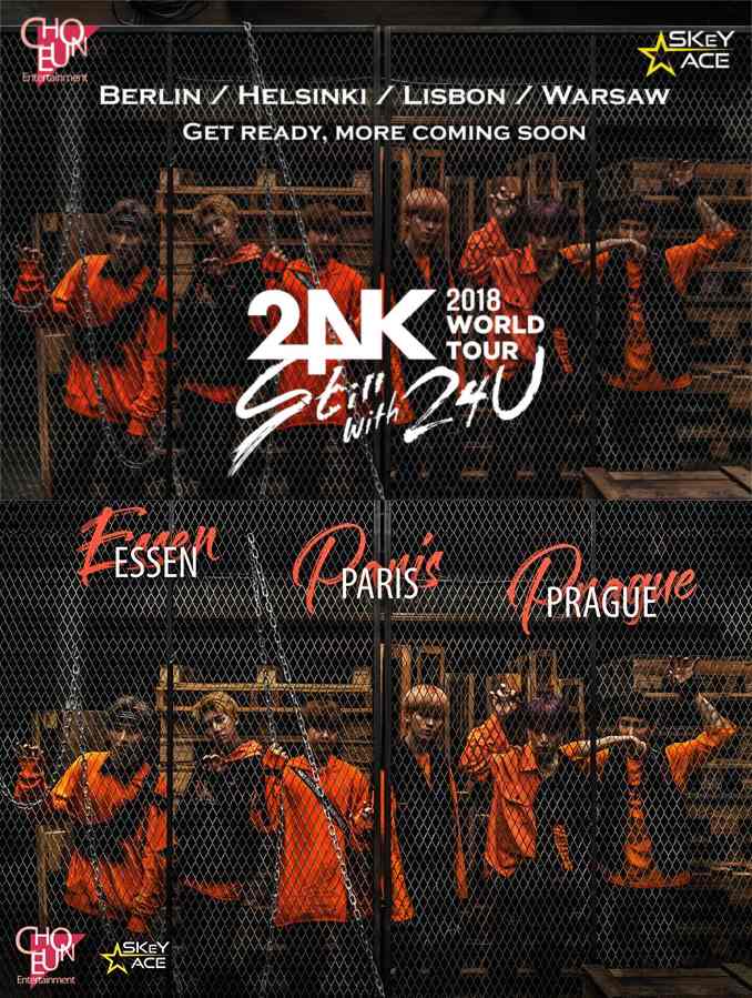 24K 'Still with 24U' 2018 World Tour in Europa und Deutschland