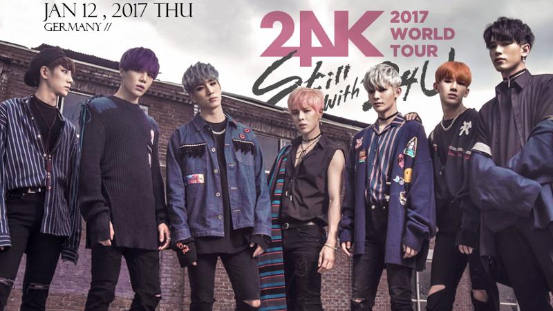 Die südkoreanische Boyband 24K kommt mit Kinetic Vibe nach Europa und mit Kanzen Music nach Deutschland.