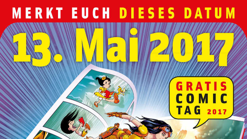 In diesem Jahr findet zum 8. Mal der Gratis Comic Tag mit über 30 Gratis-Comis statt.