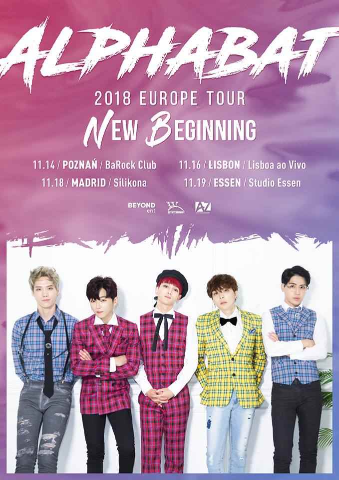Die südkoreanische Boygroup AlphaBAT geht erneut auf Tour. Der Veranstalter Beyond ENT holt die nun fünfköpfige Gruppe mit ihrer AlphaBAT 2018 Europe Tour NEW BEGINNING zum dritten Mal nach Europa und Deutschland >> Otaji | #KPop und asiatische Musik