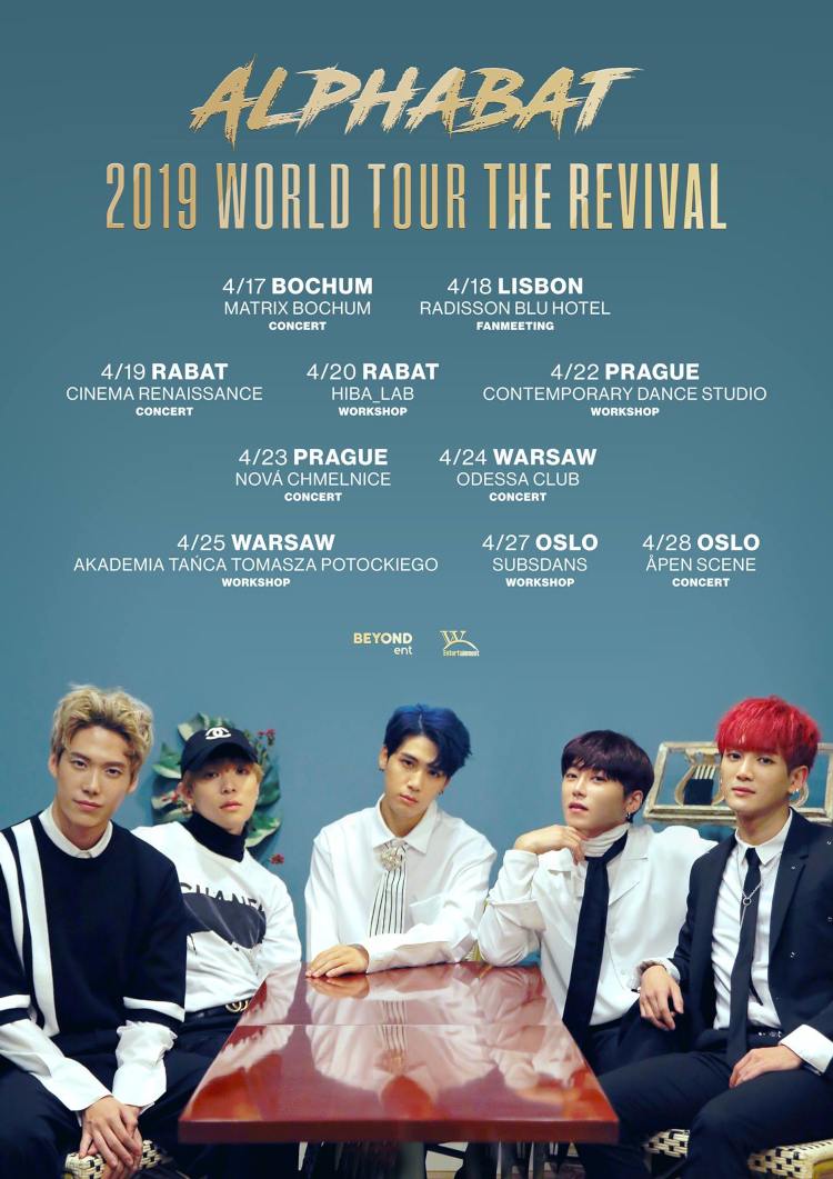Beyond ENT holt die K-Pop Boygroup AlphaBAT (''NEW WORLD'') mit ihrer AlphaBAT 2019 The Revival World Tour zum vierten Mal nach Europa und Deutschland >> im April in Bochum >> Otaji | Magazin für #KPop #KRock #JPop #JRock #Mandopop und asiatische Musik