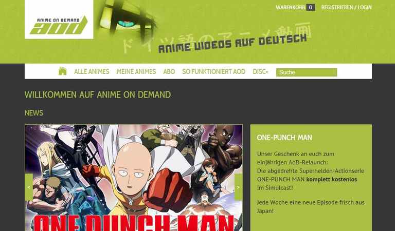 Artikel Bild - 'One-Punch Man' kostenlos bei Anime on Demand