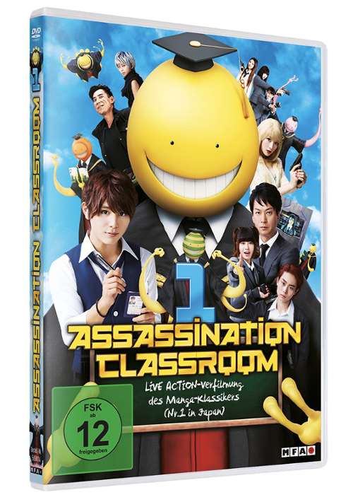 ASSASSINATION CLASSROOM 1 ist der erste Teil der Live Action-Verfilmung, die bei MFA+ erscheint.