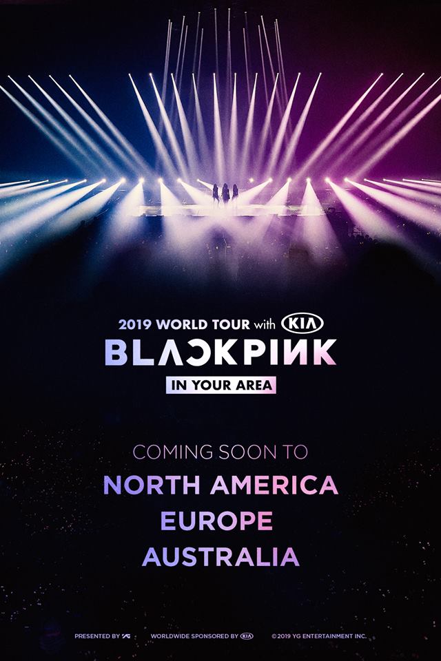 Die südkoreanische Girlgroup BLACKPINK (Playing with Fire) bereist mit ihrer BLACKPINK 2019 WORLD TOUR [IN YOUR AREA] Nordamerika, Australien, Europa und kommt nach Berlin, Deutschland +++ Otaji | KPop, KRock, JPop, JRock, Mandopop und asiatische Musik