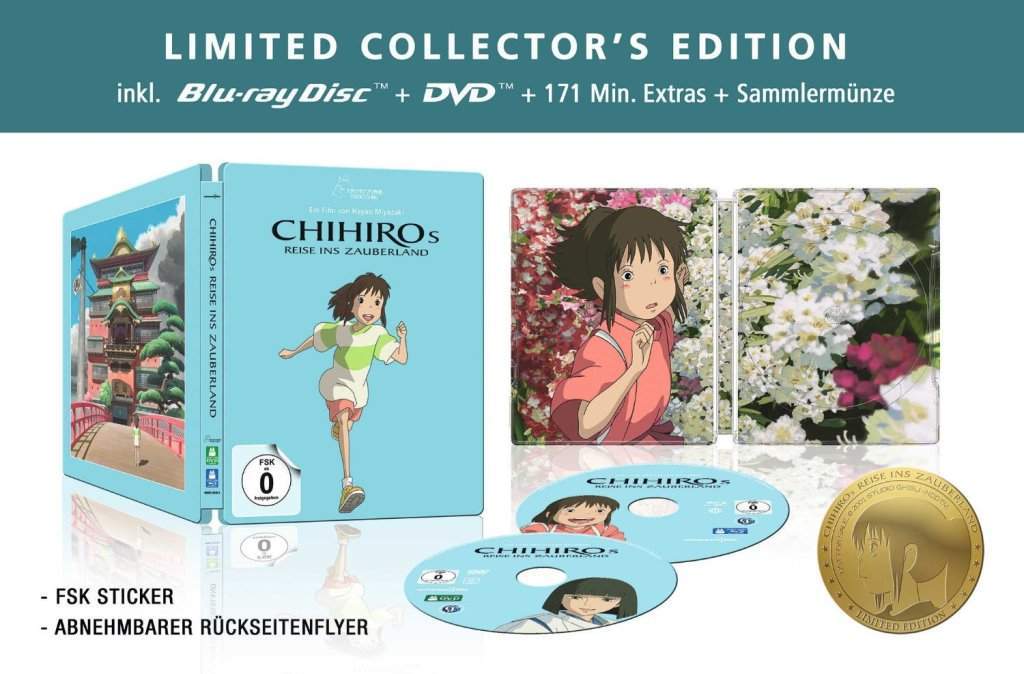 Artikel Bild - 'Chihiros Reise ins Zauberland' erscheint im Steelbook