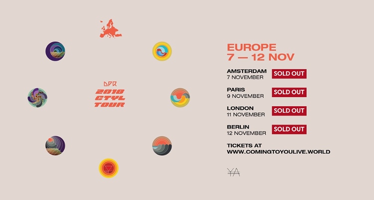Im November 2018 kommt die südkoreanische DPR Crew mit ihrer ersten Welttour nach Europa. Der Veranstalter Cult of Ya und die Gruppe dürfen sich freuen, denn alle vier Europa-Konzerte inklusive Deutschland sind ausverkauft.