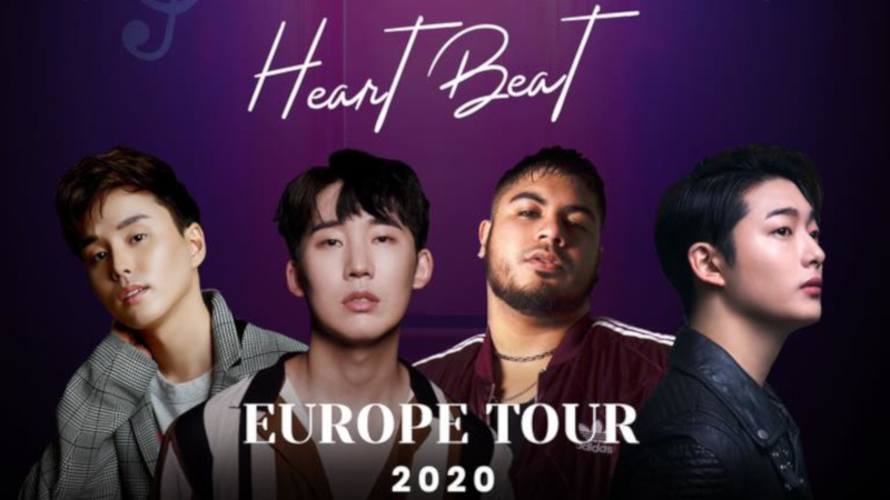 Heartbeat Europe Tour 2020 mit Dabit (''Don't Wanna Be''), David Oh (''I Know I Know''), McKay (''Month of June'') und Lox (''Momme'') in Deutschland >> OTAJI | #KPop #Pop #PPop #Dabit #DavidOh #McKay #Lox #Deutschland #Tour #Europa