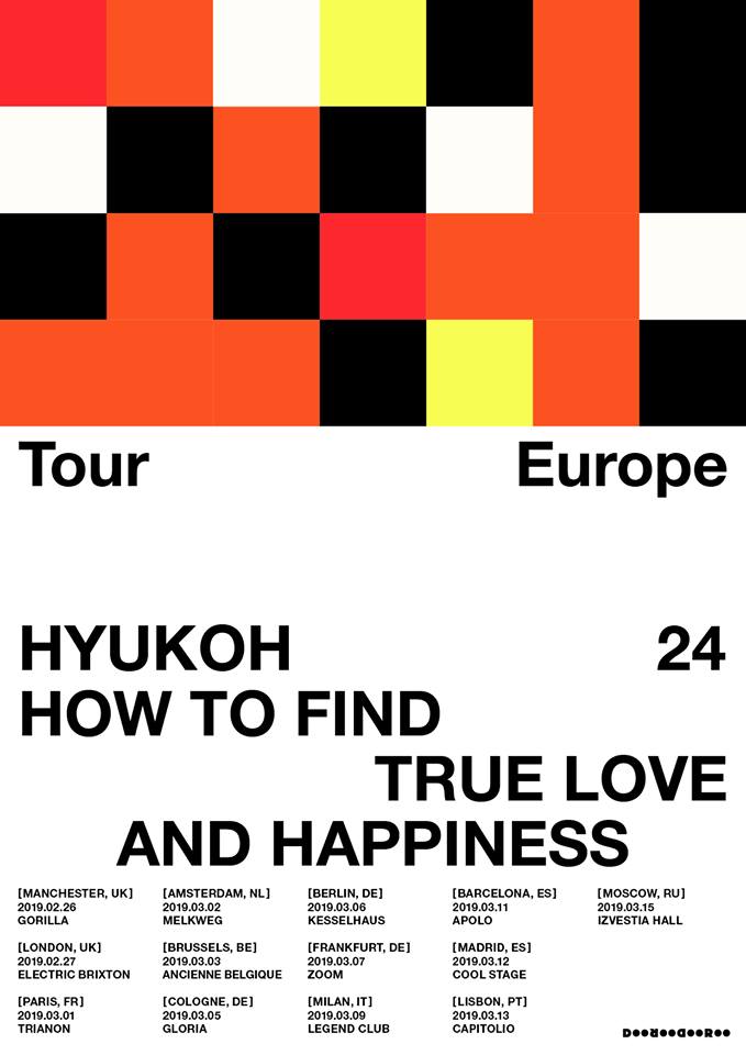 HYUKOH, die südkoreanische Indie Band hat für das kommende Jahr ihre zweite Europa-Tour angekündigt. Mit ihrer HYUKOH <24> EU-Tour reisen die vier Musiker im März 2019 durch Europa und für gleich drei Konzerte durch Deutschland.