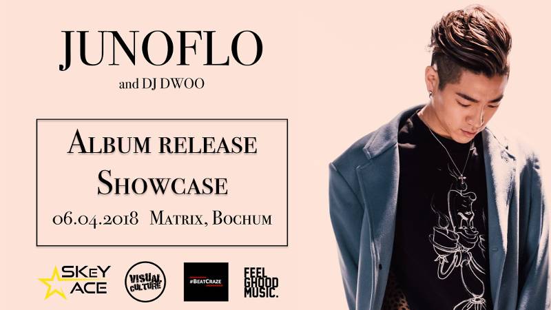 Der südkoreanische Rapper JUNOFLO kommt für sein Album Release Showcase nach Deutschland.