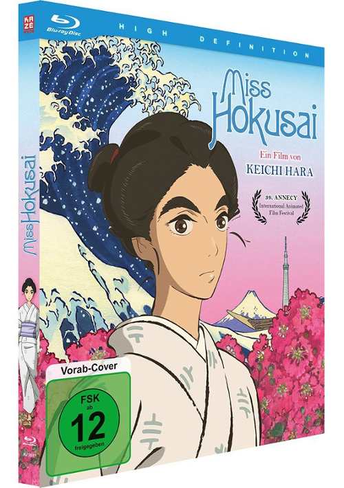 MISS HOKUSAI ist der Erfolgsfilm aus Japan, der hierzulande bei Kazé Anime auf DVD und Blu-ray erscheint.