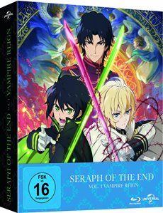 SERAPH OF THE END ist eine japanische Anime-Serie, die 2015 erschien. Hierzulande veröffentlicht Universal Pictures die Serie auf DVD und Blu-ray.