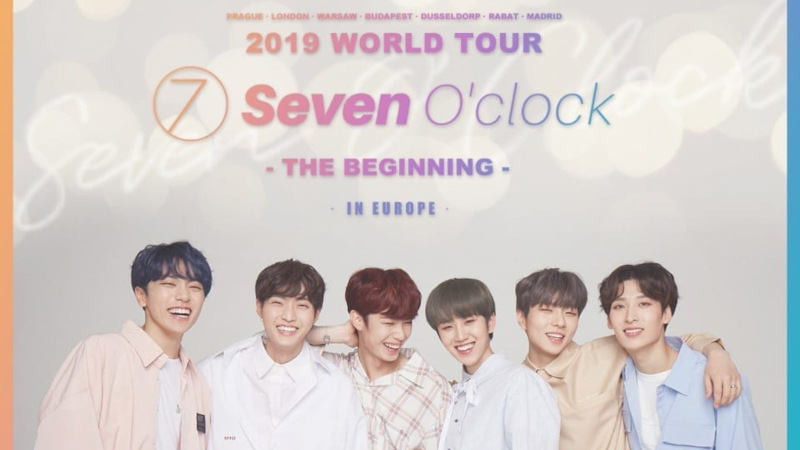 Seven O'Clock (''Get Away'') kommen zum ersten Mal nach Europa. Mit ihrer Seven O'Clock: The Beginning World Tour 2019 tritt die K-Pop Boygroup am 10.04.2019 in Deutschland (Düsseldorf) auf >> Otaji | K-Pop + K-Rock + J-Pop + J-Rock + Mandopop