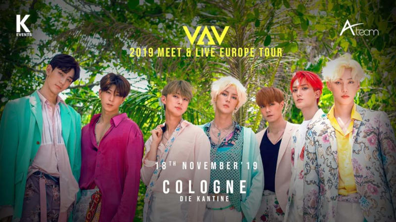 K-Pop Fans dürfen sich freuen: VAV (''Senorita'', ''Give me more'', ''Poison'') treten mit ihrer ''VAV 2019 MEET & LIVE EUROPE TOUR'' am 18.11.2019 in der Kantine in Köln auf. Tickets bereits erhältlich >> Otaji | #KPop #VAV #Konzert #Köln #Tickets